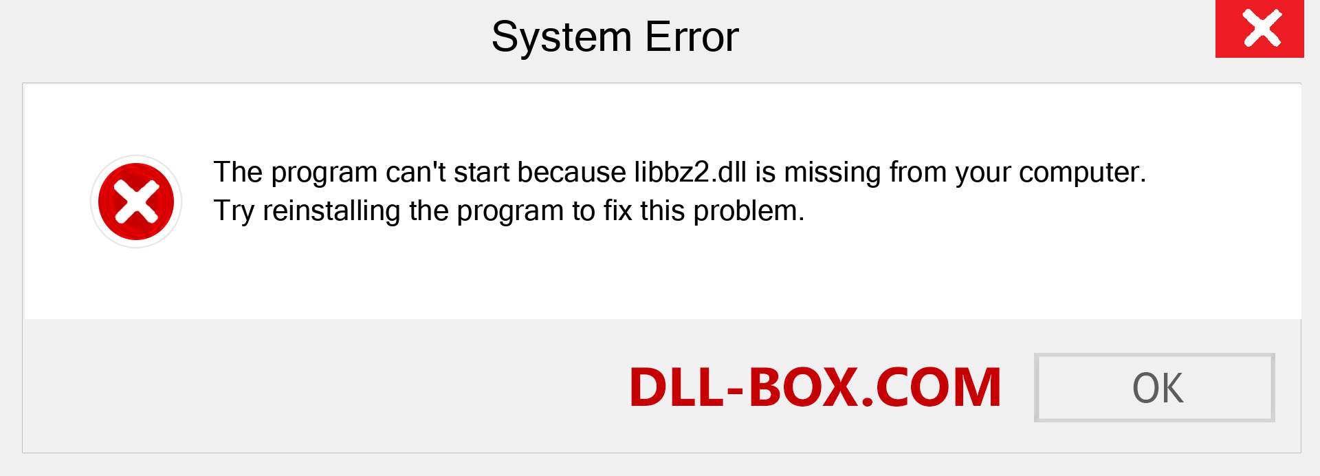  libbz2.dll file is missing?. Download for Windows 7, 8, 10 - Fix  libbz2 dll Missing Error on Windows, photos, images